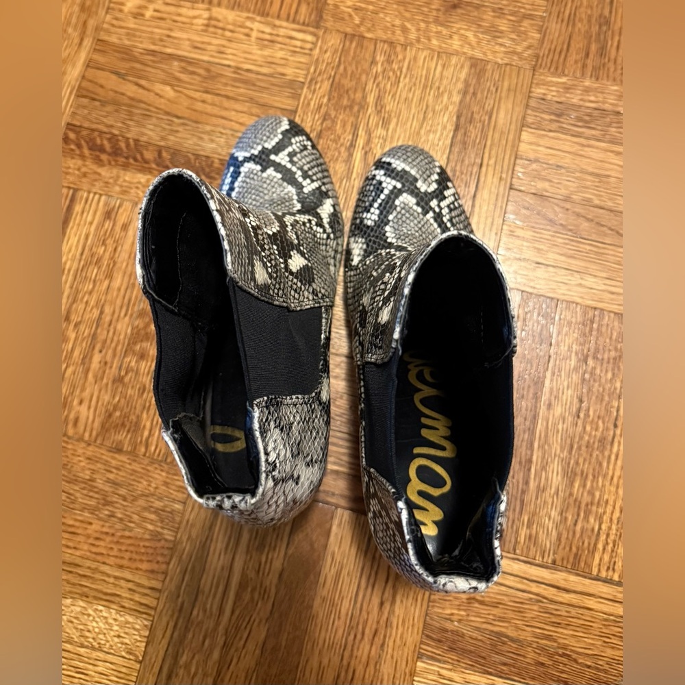 Sam Edelman Raelle Snakeskin Booties - Picture 4 of 5